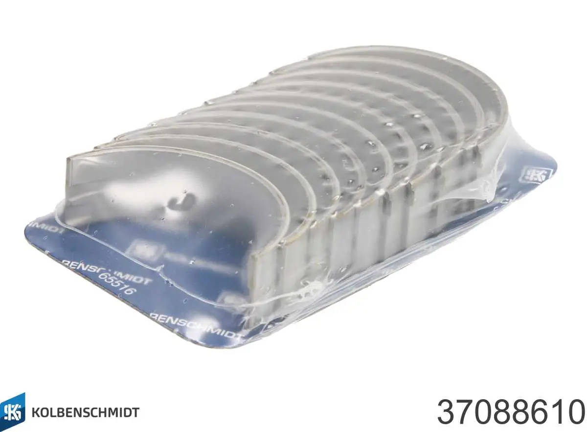 Купити 37088610 Kolbenschmidt Вкладиші колінвала, корінні, комплект, 1-й ремонт (+0,25)