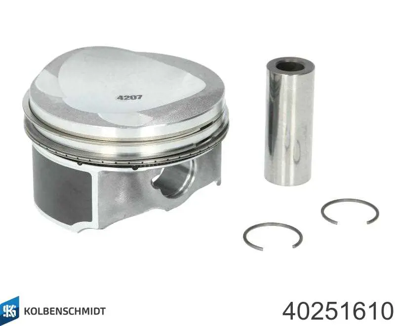 Поршня, 1-й ремонт (+0,25) Kolbenschmidt 40251610 ціна, від 99.33 USD