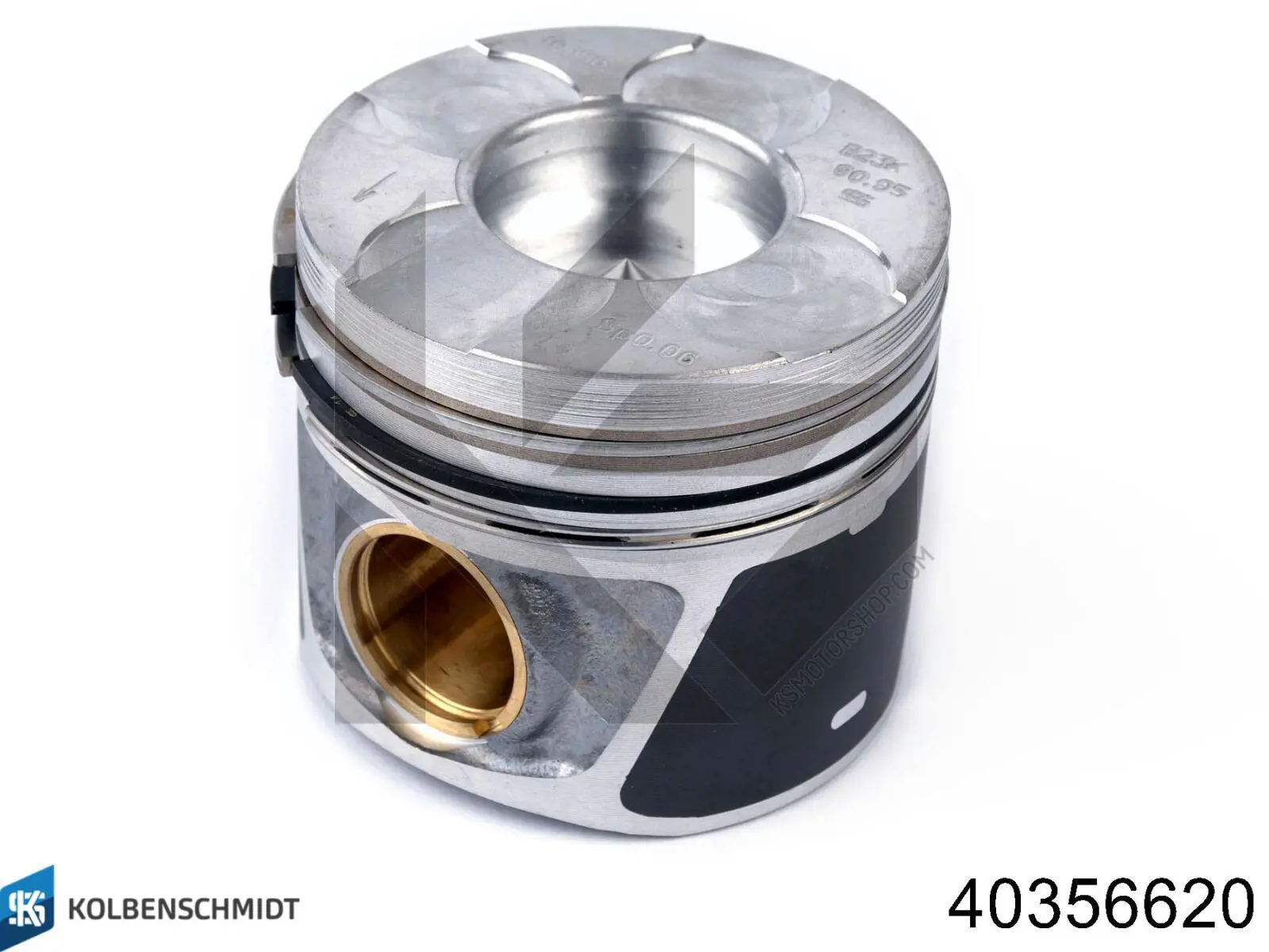 40356620 Kolbenschmidt поршень в комплекті на 1 циліндр, 2-й ремонт (+0,50)