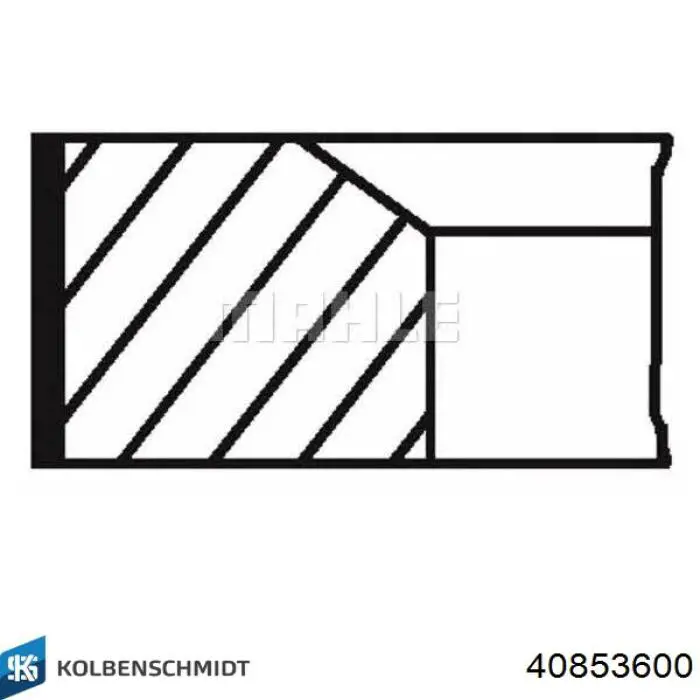 Поршень в комплекті на 1 циліндр, STD Kolbenschmidt 40853600 ціна, від 115.89 USD