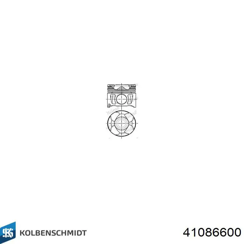 007PI00163000 Mahle Original Поршень в зборі