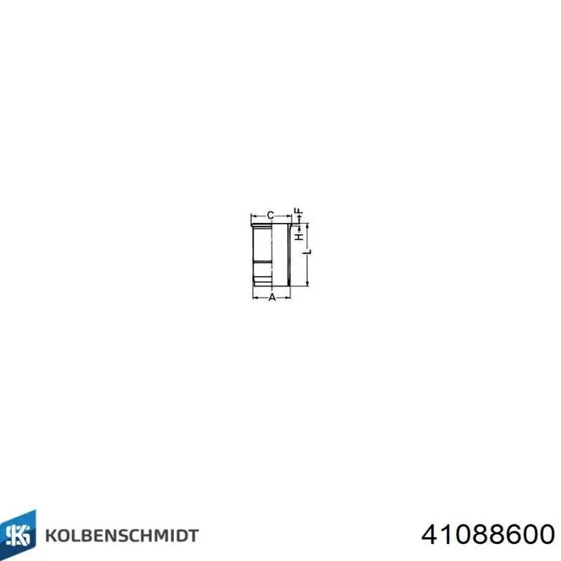 Купити 0388900 Mahle Original Поршень в комплекті на 1 циліндр, STD