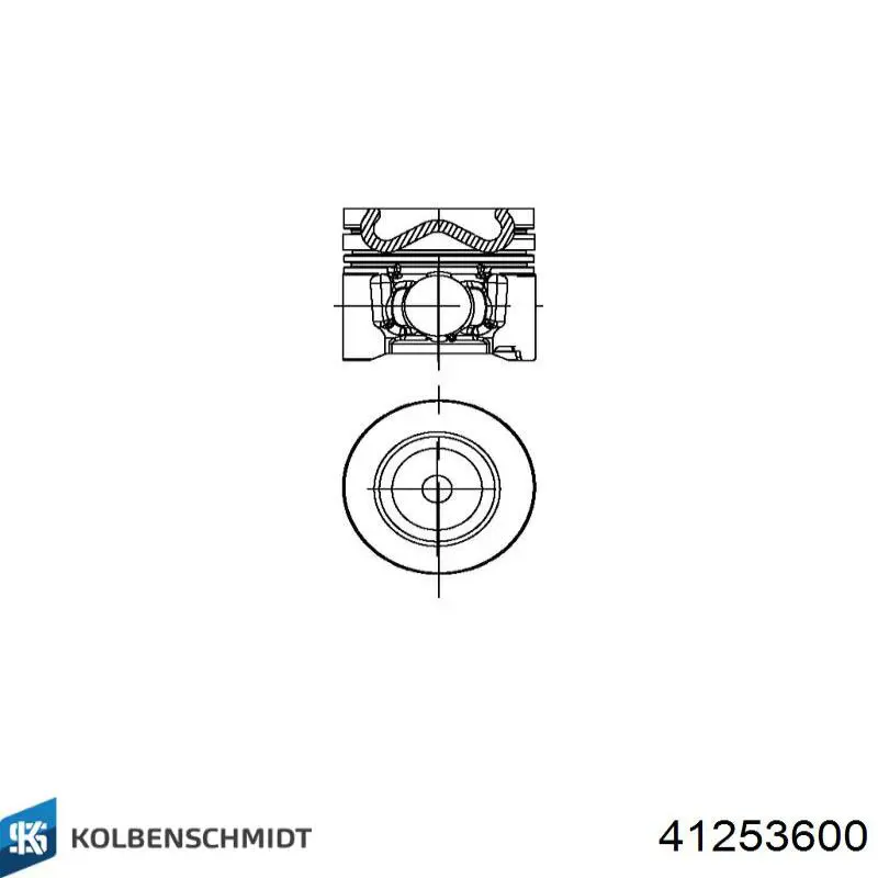 Поршень в зборі Kolbenschmidt 41253600 ціна, від 96.40 USD