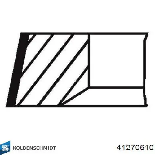 Поршня, 1-й ремонт (+0,25) Kolbenschmidt 41270610 ціна, від 124.23 USD
