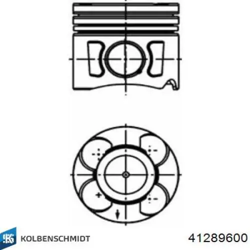 Поршень в зборі Kolbenschmidt 41289600 ціна, від 41.08 USD