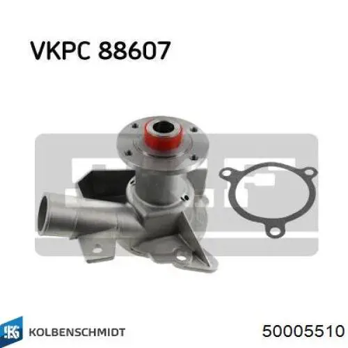 Помпа охолодження Kolbenschmidt 50005510 ціна, від 35.34 USD
