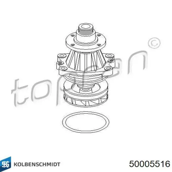 Помпа охолодження Kolbenschmidt 50005516 ціна, від 32.12 USD