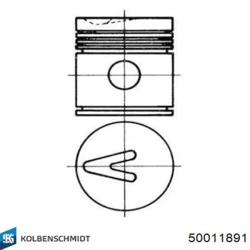 40433020 Perfect Circle кільця поршневі комплект на мотор, std.
