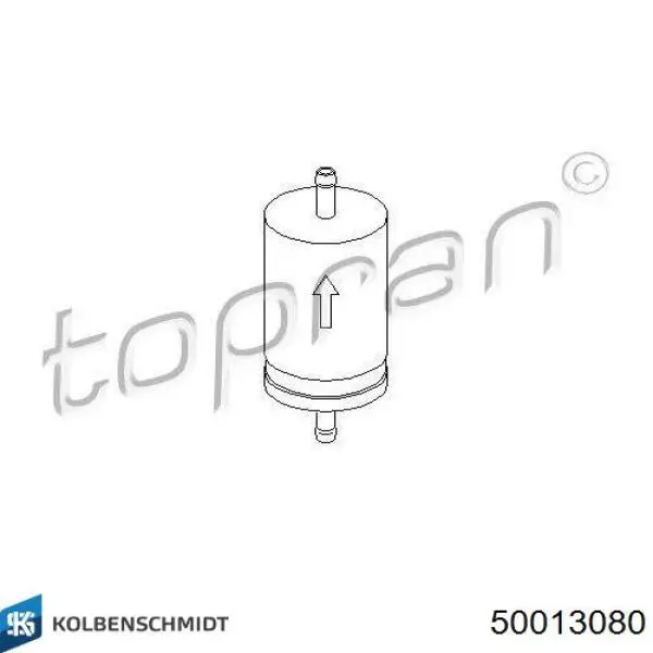 Фільтр тонкого очищення палива Kolbenschmidt 50013080 ціна, від 3.41 USD