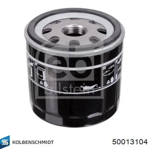 Масляний фільтр двигуна Kolbenschmidt 50013104 ціна, від 3.03 USD