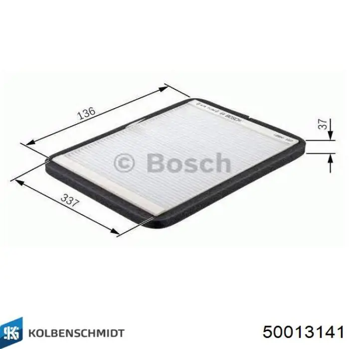 Повітряний фільтр 50013141 Kolbenschmidt