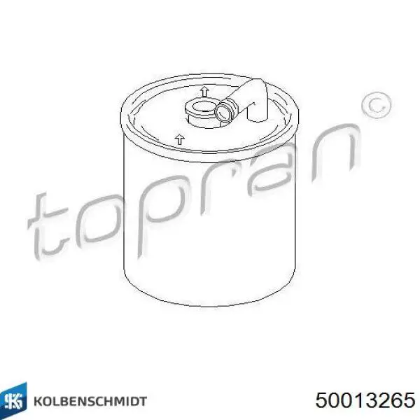 Купити 50013265 Kolbenschmidt Фільтр-відстійник палива грубої очистки