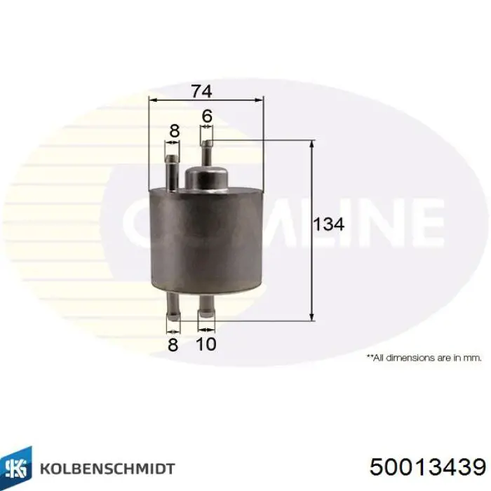 Фільтр тонкого очищення палива Kolbenschmidt 50013439 ціна, від 20.88 USD
