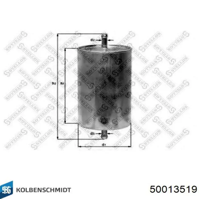 Повітряний фільтр 50013519 Kolbenschmidt