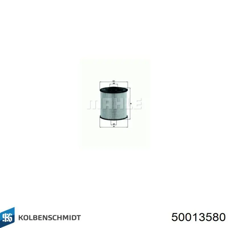 Фільтр тонкого очищення палива Kolbenschmidt 50013580 ціна, від 5.32 USD