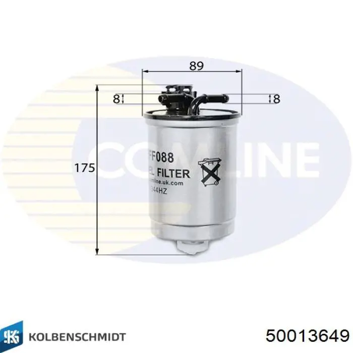 Фільтр тонкого очищення палива Kolbenschmidt 50013649 ціна, від 10.65 USD