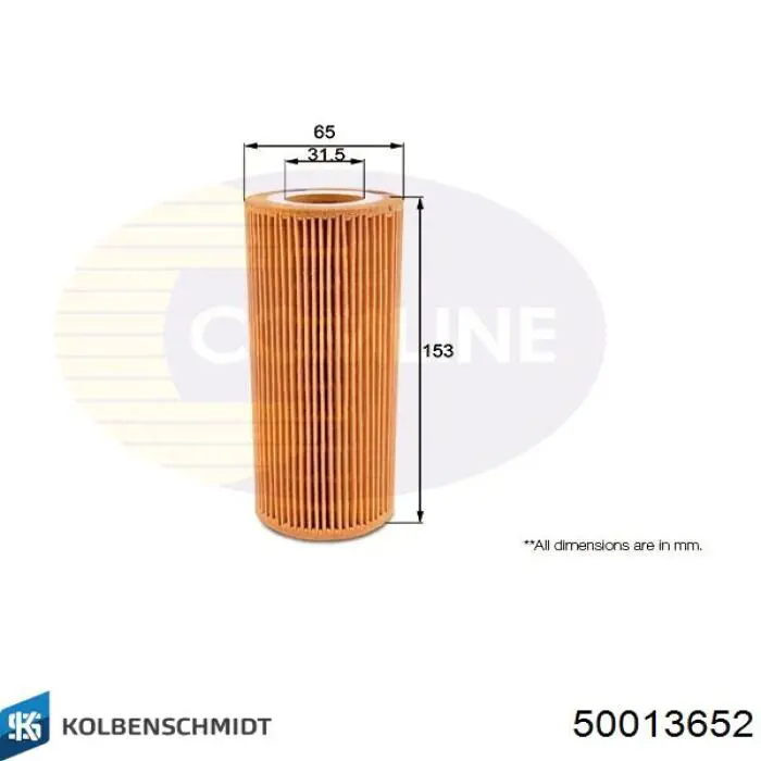 Масляний фільтр двигуна Kolbenschmidt 50013652 ціна, від 6.46 USD