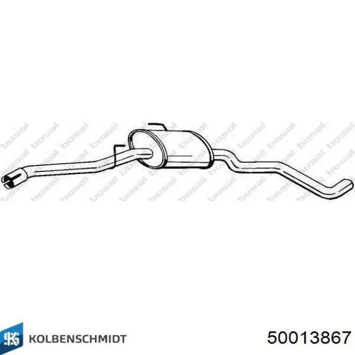 Повітряний фільтр 50013867 Kolbenschmidt