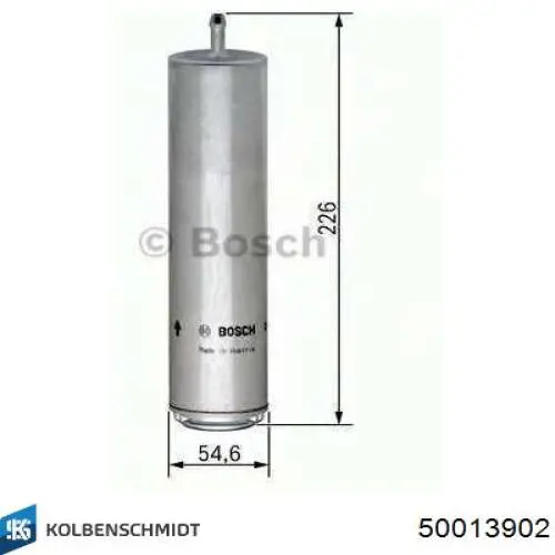 Купити 50013902 Kolbenschmidt Фільтр-відстійник палива грубої очистки