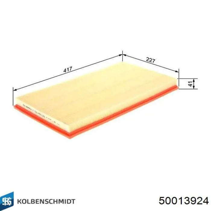 Повітряний фільтр 50013924 Kolbenschmidt