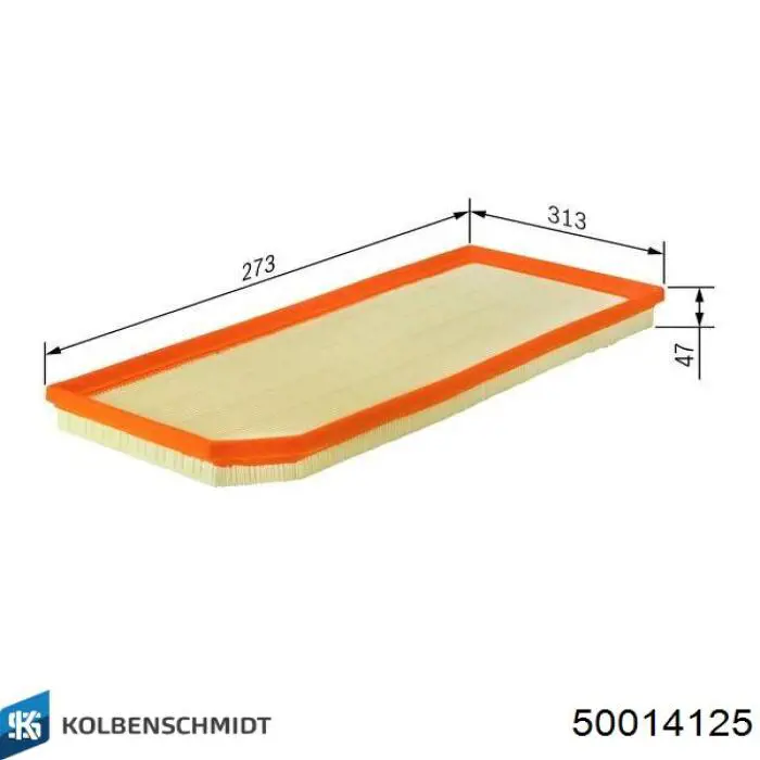 Купити 50014125 Kolbenschmidt Автомобільний фільтр повітря