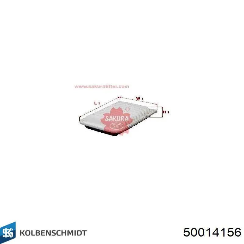 Купити 50014156 Kolbenschmidt Автомобільний фільтр повітря
