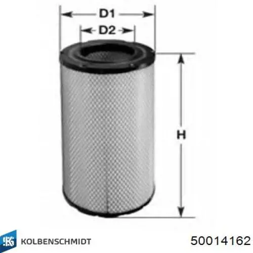 Повітряний фільтр 50014162 Kolbenschmidt