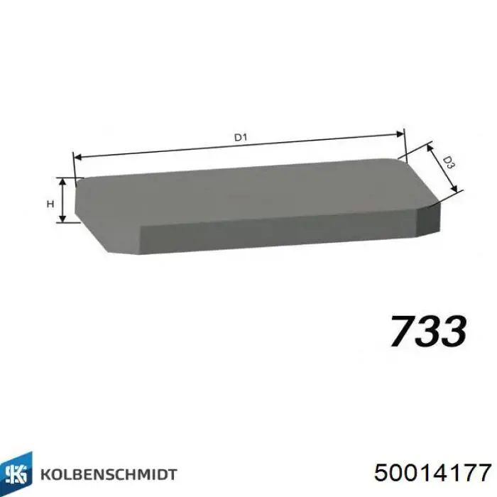 Фільтр повітряний обігрівача Kolbenschmidt 50014177