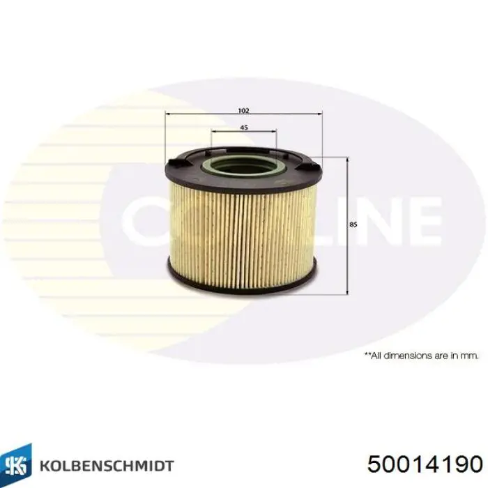 Фільтр паливний Kolbenschmidt 50014190