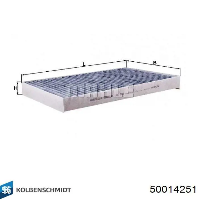 Фільтр повітряний обігрівача Kolbenschmidt 50014251 ціна, від 6.70 USD