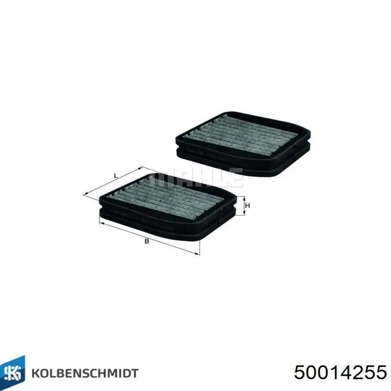 Фільтр салону 50014255 Kolbenschmidt