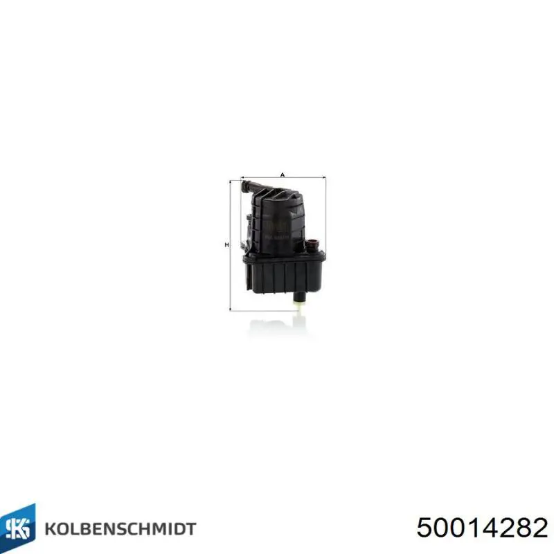 Купити 50014282 Kolbenschmidt Фільтр-відстійник палива грубої очистки
