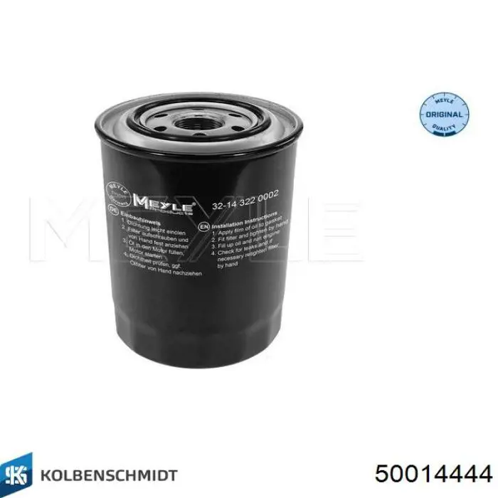 Масляний фільтр двигуна Kolbenschmidt 50014444 ціна, від 6.29 USD