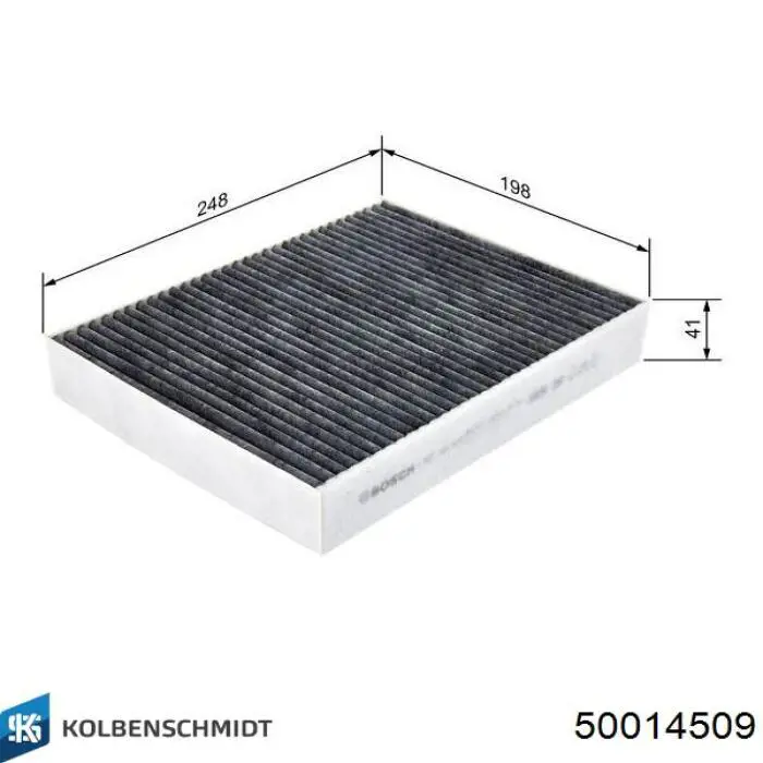Фільтр повітряний обігрівача Kolbenschmidt 50014509 ціна, від 15.91 USD