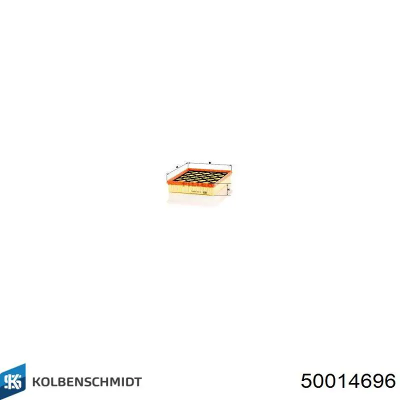 Купити 50014696 Kolbenschmidt Автомобільний фільтр повітря