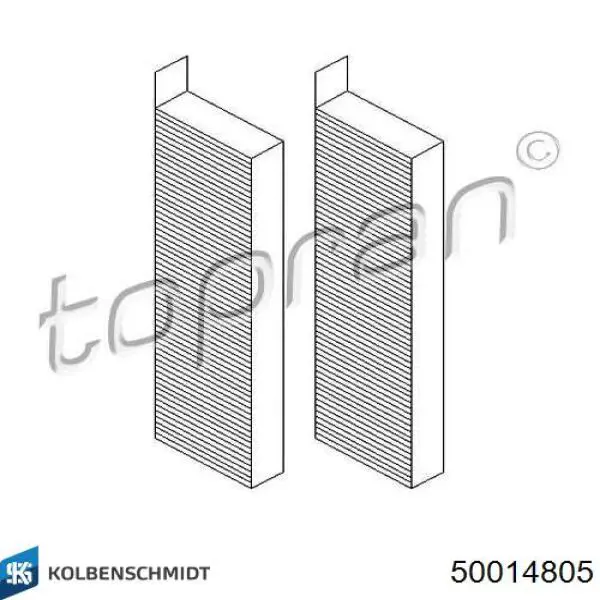 Фільтр салону 50014805 Kolbenschmidt