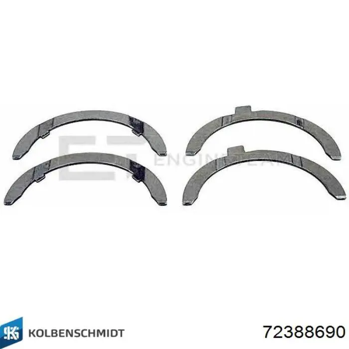 Вкладиш баланувального вала Kolbenschmidt 72388690 ціна, від 4.51 USD