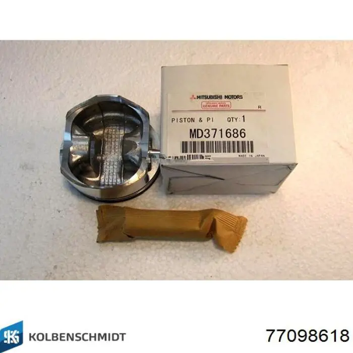 77098618 Kolbenschmidt Комплект підшипників ковзання коленвалу