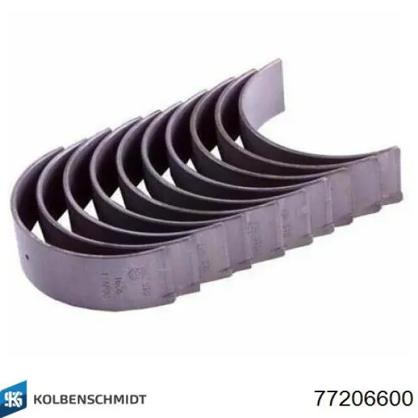 Вкладиші шатунні 77206600 Kolbenschmidt