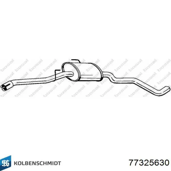 Вкладиші коленвала, шатунні, комплект, 3-й ремонт (+0,75) Kolbenschmidt 77325630 ціна, від 1.72 USD
