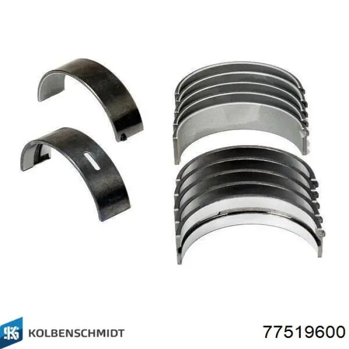 Купити A1020335801 Mercedes Вкладиші колінвала, корінні, комплект, стандарт (STD)