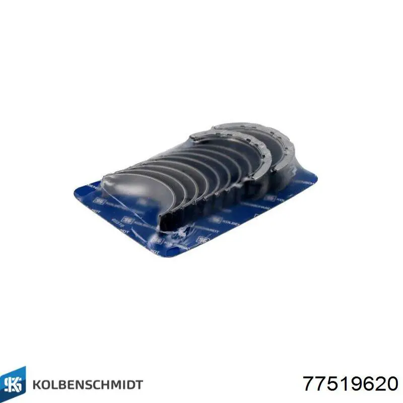 Купити 77519620 Kolbenschmidt Вкладиші колінвала, корінні, комплект, 2-й ремонт (+0,50)