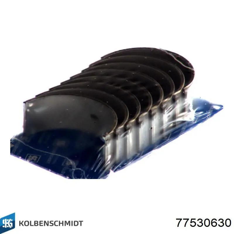 77530630 Kolbenschmidt Вкладиші коленвала, шатунні, комплект, 3-й ремонт (+0,75)