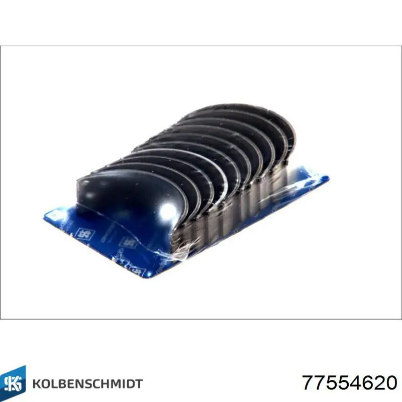 Купити 77554620 Kolbenschmidt Вкладиші колінвала, шатунні, комплект, 2-й ремонт (+0,50)