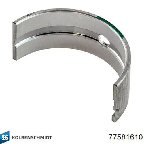 Вкладиші колінвала, шатунні, комплект, 1-й ремонт (+0,25) Kolbenschmidt 77581610 ціна, від 29.92 USD