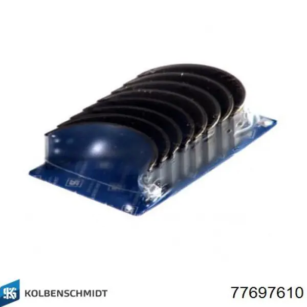 Вкладиші коленвала, корінні, комплект, 1-й ремонт (+0,25) Kolbenschmidt 77697610 ціна, від 32.62 USD
