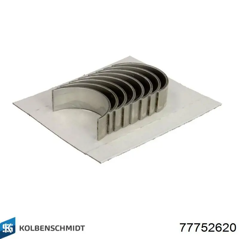 Купити 77752620 Kolbenschmidt Вкладиші колінвала, шатунні, комплект, 2-й ремонт (+0,50)