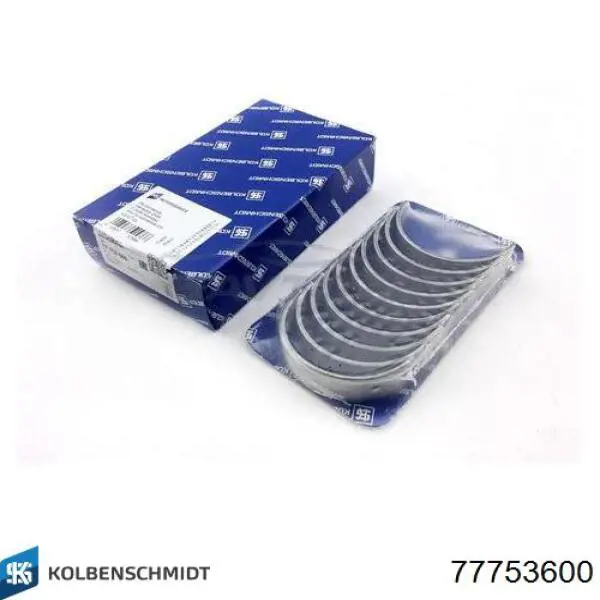 Купити 77753600 Kolbenschmidt Вкладиші колінвала, корінні, комплект, стандарт (STD)