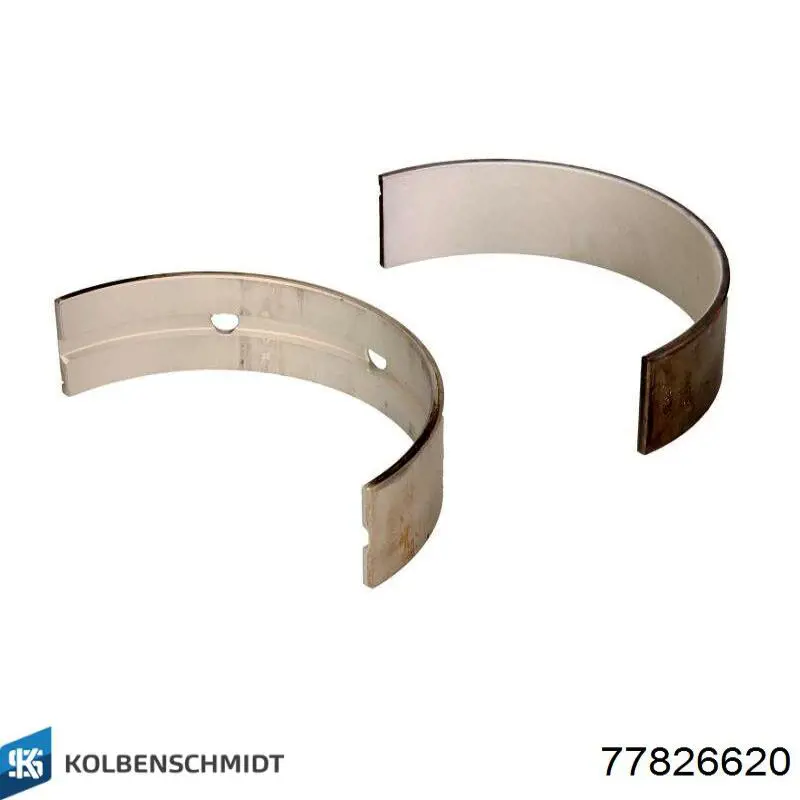 Вкладиші колінвала, корінні, комплект, 2-й ремонт (+0,50) Kolbenschmidt 77826620 ціна, від 88.07 USD