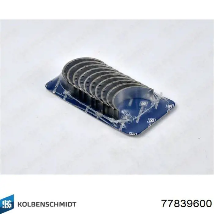 Вкладиші коленвала, корінні, комплект, стандарт (STD) Kolbenschmidt 77839600 ціна, від 16.96 USD